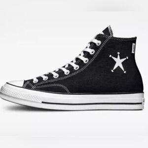 STUSSY x Converse All Star Hi Mens Size 9.5 NWT